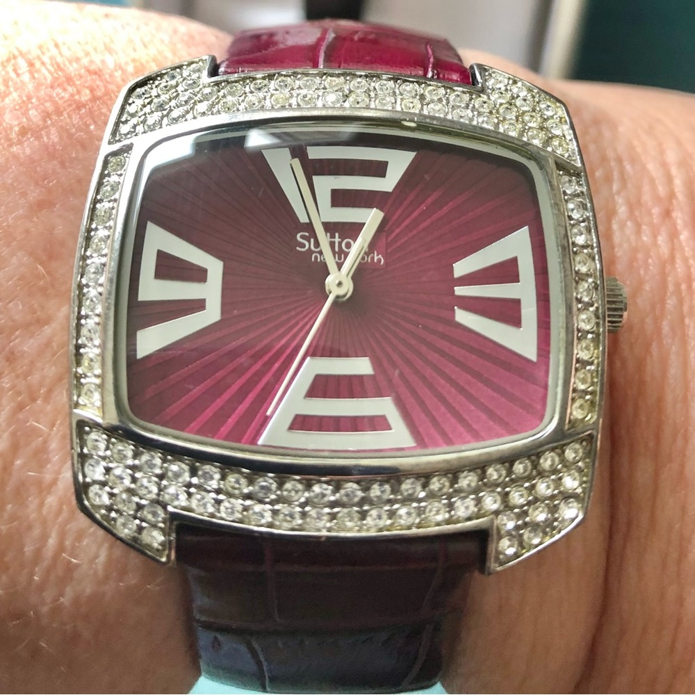 Women's Burgundy Fashion Watch